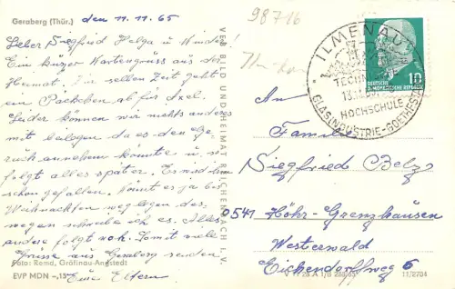 Geraberg, Thür., Gesamtansicht gl1965 183.506