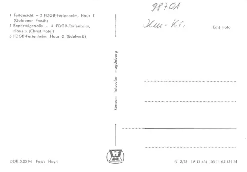Neustadt am Rennsteig Mehrbildkarte ngl 183.536