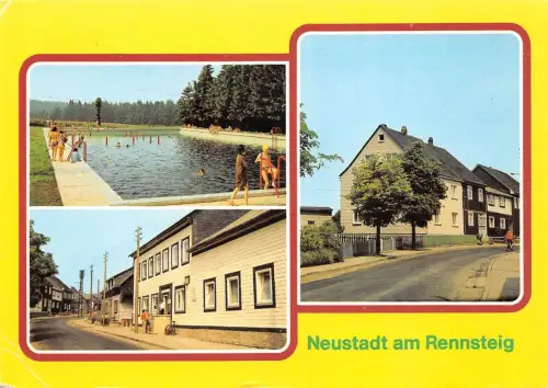 Neustadt am Rennsteig Mehrbildkarte gl1989 183.537