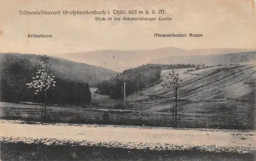 Großbreitenbach Blick in die Schwarzburger Lande gl1924 183.531