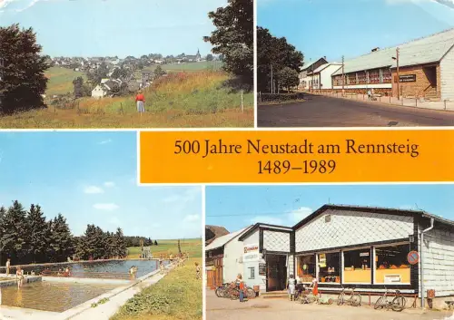 Neustadt am Rennsteig Mehrbildkarte gl1988 183.535