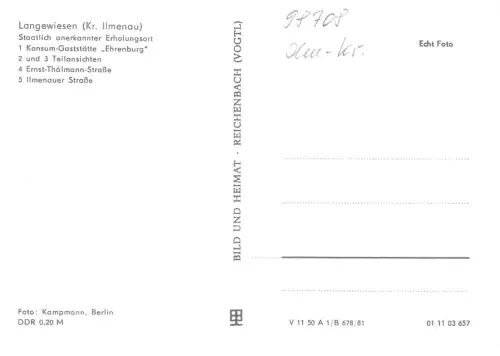 Langewiesen (Thür.) Mehrbildkarte ngl 183.542