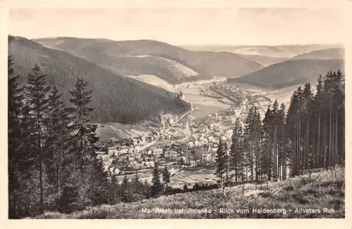 Manebach i.Th. Blick vom Heidenberg ngl 183.553