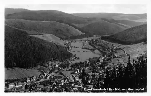 Manebach i.Th. Blick vom Goethepfad ngl 183.556