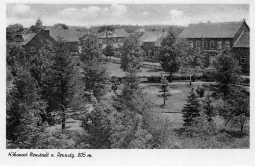 Neustadt a. Rennstg. Teilansicht Häuser ngl 183.578