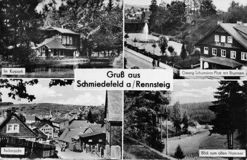 Schmiedefeld a. Rennsteig Mehrbildkarte gl1957 183.598