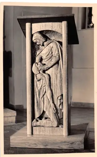Manebach i.Th. Kripplein-Jesu-Kirche Lesepult Fotokarte ngl 183.571