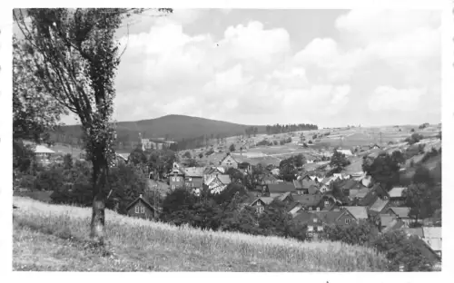 Schmiedefeld a. Rennsteig Panorama Fotokarte gl1958 183.601