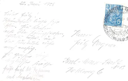 Schmiedefeld a. Rennsteig Panorama Fotokarte gl1958 183.601