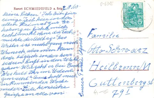 Schmiedefeld a. Rennsteig Panorama gl1960 183.618