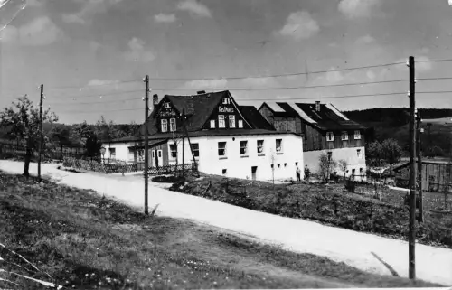 Schmiedefeld a. Rennsteig Gasthaus schöne Aussicht gl1968 183.615