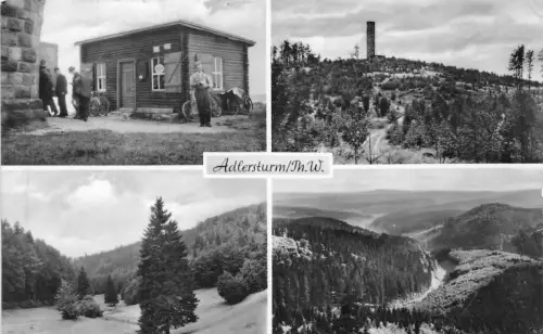 Schmiedefeld a. Rennsteig Adlersberg und Vessertal Mehrbildkarte gl1971 183.630