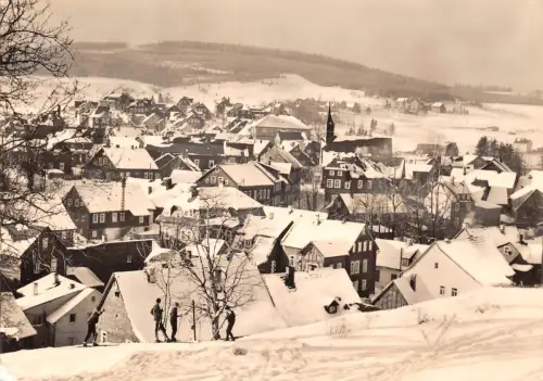 Schmiedefeld a. Rennsteig Panorama im Winter gl1978 183.637