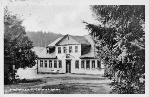 Stützerbach i.Th. Gasthaus Auerhahn bahnpgl1956 183.655