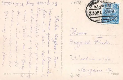 Stützerbach i.Th. Gasthaus Auerhahn bahnpgl1956 183.655