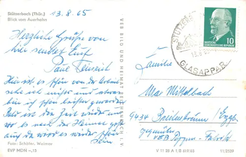 Stützerbach i.Th. Panorama gl1965 183.660