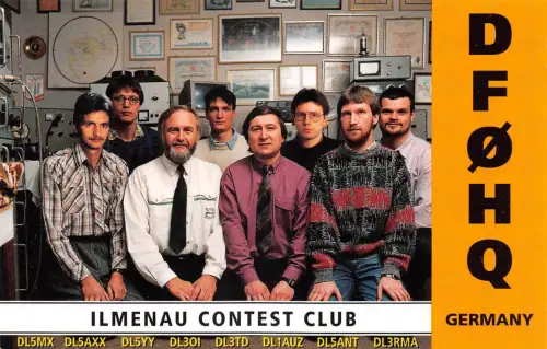 Ilmenau Contest Club Funkerkarte ngl 183.685