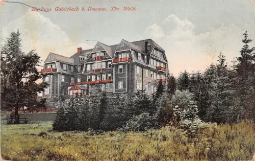 Ilmenau Kurhaus Gabelbach gl1924 183.708