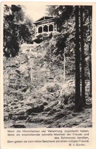 Ilmenau Schwalbenstein mit Goethegedicht ngl 183.716