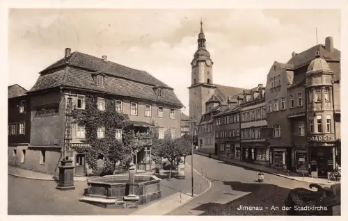 Ilmenau An der Stadtkirche gl1934 183.739