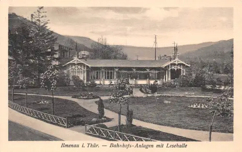 Ilmenau Bahnhofsanlagen mit Lesehalle ngl 183.750