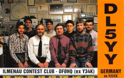 Ilmenau Contest Club Funkerkarte ngl 183.720