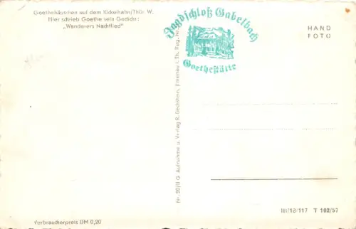 Ilmenau Goethehäuschen ngl 183.721