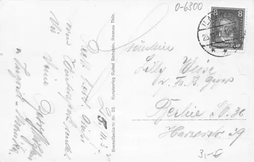 Ilmenau Jagdschloß Gabelbach gl1927 183.736