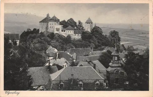 Elgersburg Schloß Rückseitig mit Zusatzstempel gl1935 183.766