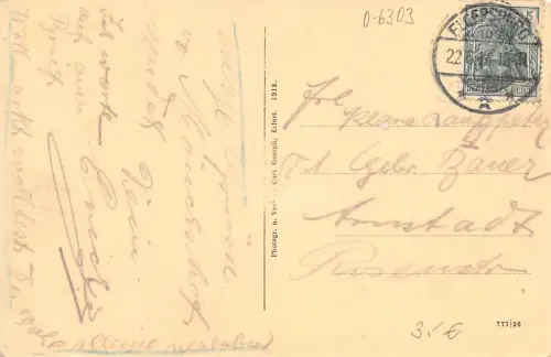 Elgersburg Der alte Mönchhof mit Gedicht gl1914 183.772