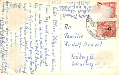 Schwarzmühle Thür. Wald Panorama gl1957 183.783