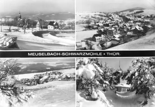 Meuselbach-Schwarzmühle Mehrbildkarte gl1984 183.839