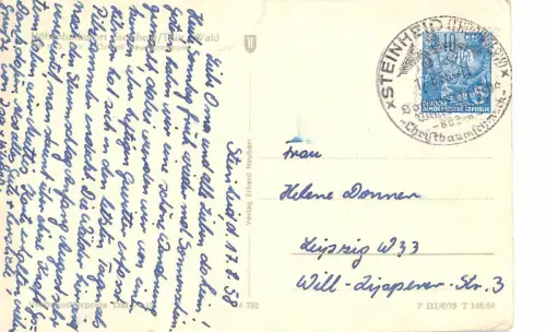 Steinheid im Thüringer Wald Panorama gl1958 183.855