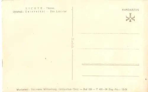 Lichte (Thür.) Ortsteil Geiersthal ngl 183.831