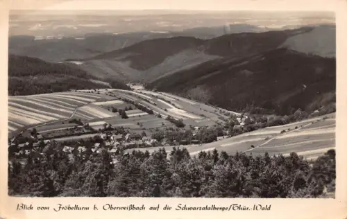 Oberweißbach Blick vom Fröbelturm gl1955 183.842