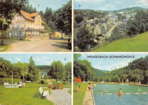 Meuselbach-Schwarzmühle Mehrbildkarte gl 183.891