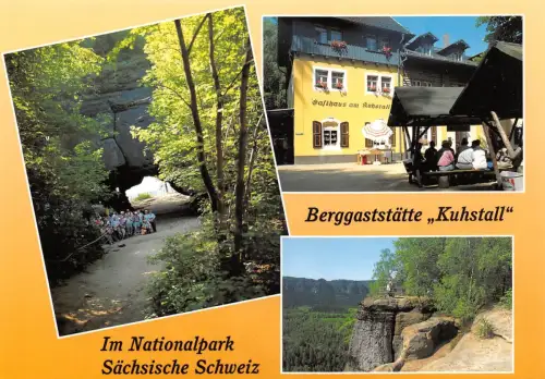 Lichtenhain Bergaststätte Kuhstall Mehrbildkarte ngl 183.889