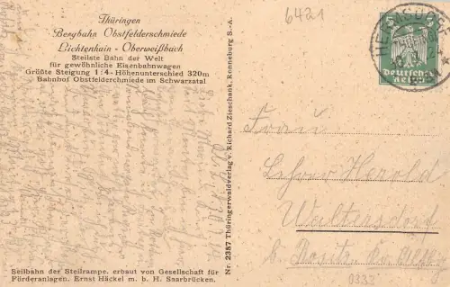 Oberweißbach Bergbahn gl1924 183.903