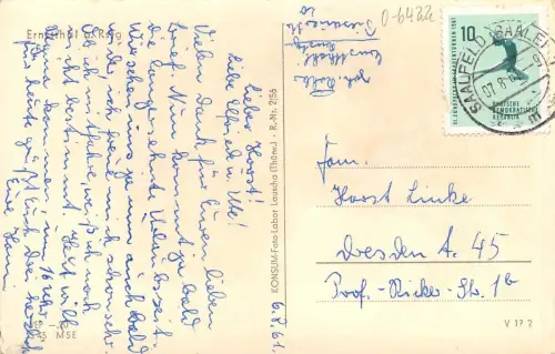 Ernstthal am Rennsteig Panorama gl1961 183.938