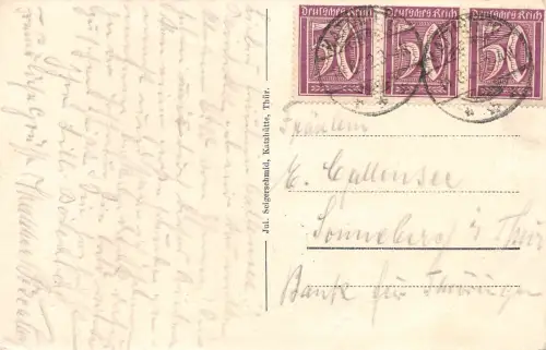 Katzhütte (oberes Schwarzatal) Panorama gl1922 183.947