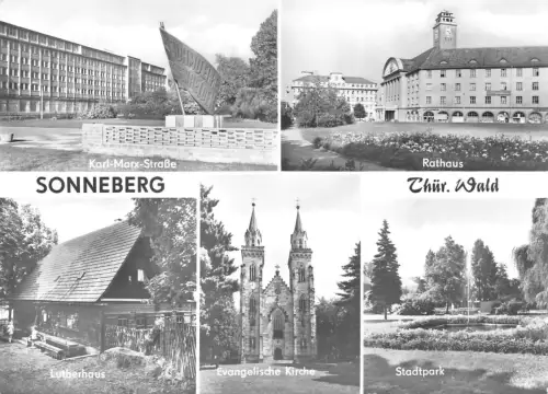 Sonneberg i.Thür. Mehrbildkarte ngl 183.989