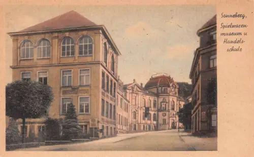 Sonneberg i.Thür. Spielzeugmuseum und Handelsschule ngl 183.997