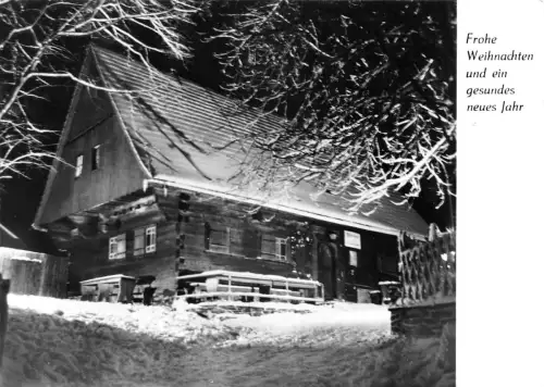 Sonneberg i.Thür. Lutherhaus mit Weihnachtsgruß gl1982 183.988