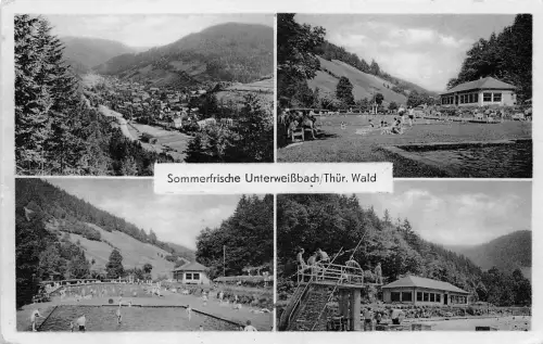 Unterweißbach Mehrbildkarte gl1958 184.024