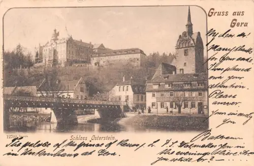 Gera Schloß Osterstein gl1901 184.071