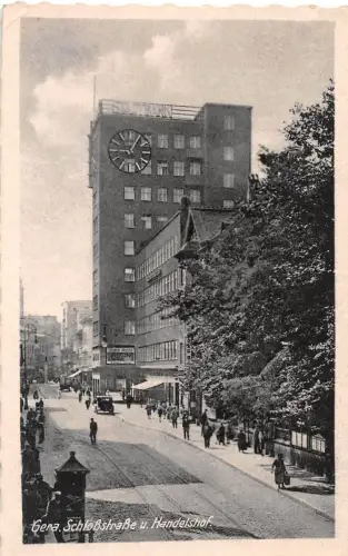 Gera Schloßstraße und Handelshof gl1952 184.097