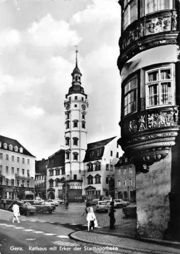 Gera Rathaus mit Erker der Stadtapotheke gl 184.086