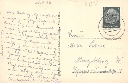 Weida Die Osterburg gl1937 184.113