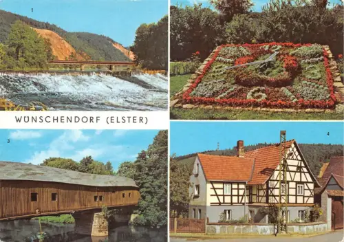 Wünschendorf/Elster Mehrbildkarte ngl 184.105
