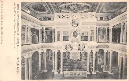Eisenberg Schloßkirche Herzogl. Loge ngl 184.128